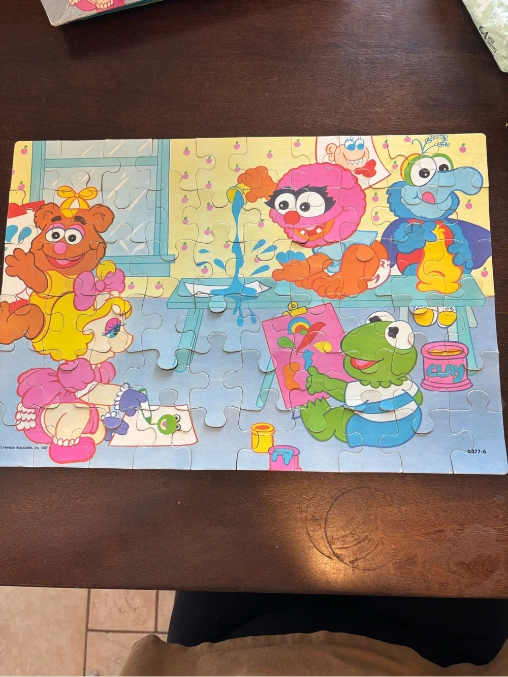 MB Vintage 1987 Muppet Babies 60-Piece Puzzle - Colorful Kids Jigsaw